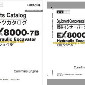 Hitachi EX8000-7B Cummins Engine Full Parts Catalog