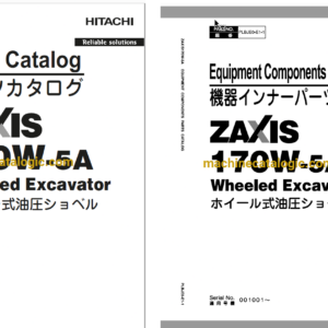 Hitachi ZAXIS170W-5A Wheeled Excavataor Full Parts Catalog