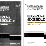 Hitachi EX220-2,EX220LC-2 Excavator Full Parts Catalog