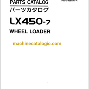 Hitachi LX450-7 Wheel Loader Parts Catalog