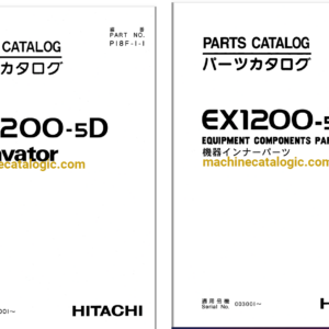 Hitachi EX1200-5D Excavator Full Parts Catalog