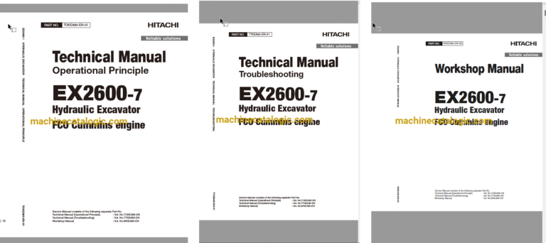 EX2600-7(Cummins FCO) Technical and Workshop Manual