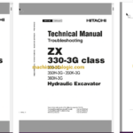 Hitachi ZX330-3G,ZX350H-3G,ZX350K-3G,ZX360H-3G Hydraulic Excavator Technical and Workshop Manual