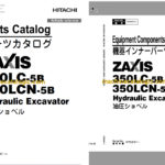 Hitachi ZX350LC-5B,ZX350LCN-5B Hydraulic Excavator Full Parts Catalog