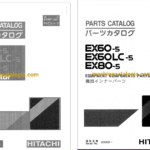 Hitachi EX60-5,EX60LC-5,EX80-5 Excavator Full Parts Catalog