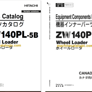 Hitachi ZW140PL-5B Wheel Loader Full Parts Catalog