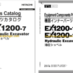 Hitachi EX1200-7 Hydraulic Excavator Full Parts Catalog
