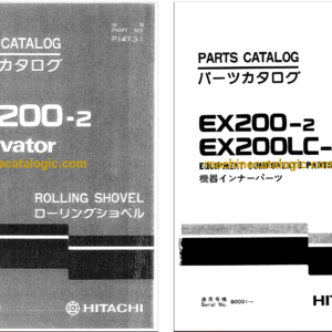 Hitachi EX200-2 Excavator Full Parts Catalog