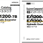 Hitachi EX1200-7B Hydraulic Excavator Full Parts Catalog