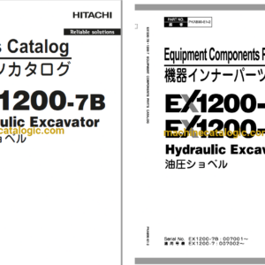 Hitachi EX1200-7B Hydraulic Excavator Full Parts Catalog