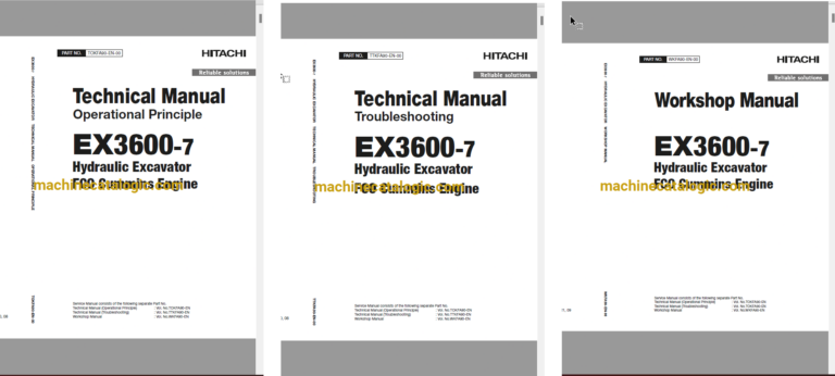 EX3600-7(Cummins FCO) Technical and Workshop Manual