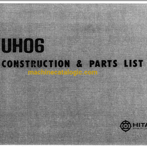 Hitachi UH06 Full Parts Catalog