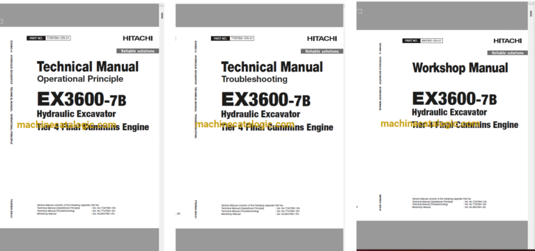 EX3600-7B(Cummins T4F) Technical and Workshop Manual