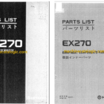 Hitachi EX270 Hydraulic Excavator Full Parts Catalog