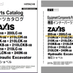 Hitachi ZX200-5B,ZX200LC-5B,ZX210H-5B,ZX210LCH-5B,ZX210K-5B,ZX210LCK-5B,ZX210KB-5B,ZX210LCKB-5B,ZX210-5B,ZX210LC-5B,ZX210LCN-5B,ZX240N-5B Hydraulic Excavator Full Parts Catalog
