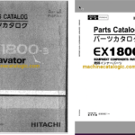 Hitachi EX1800-3 Hydraulic Excavator Full Parts Catalog