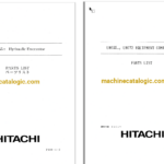 Hitachi UH055-7 Hydraulic Excavator Full Parts Catalog