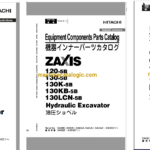 Hitachi ZX120-5B,ZX130-5B,ZX130K-5B,ZX130KB-5B,ZX130LCN-5B Hydraulic Excavator Full Parts and Engine Parts Catalog