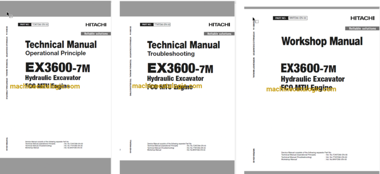 EX3600-7M(MTU FCO) Technical and Workshop Manual