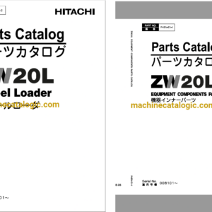 Hitachi ZW20L Wheel Loader Full Parts Catalog