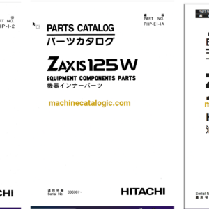 Hitachi ZX125W Wheeled Excavator Full Parts and Engine Parts Catalog