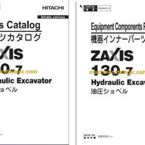 Hitachi ZX130-7 Hydraulic Excavator Full Parts Catalog