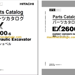 Hitachi EX2500-6 Hydraulic Excavator Full Parts Catalog