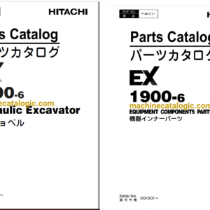 Hitachi EX1900-6 Hydraulic Excavator Full Parts Catalog