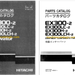 Hitachi EX300-2,EX300LC-2,EX300H-2,EX300LCH-2 Excavator Full Parts Catalog