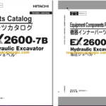 Hitachi EX2600-7B Hydraulic Excavator Full Parts Catalog