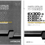 Hitachi EX300-3,EX300LC-3,EX300H-3,EX300LCH-3 Excavator Full Parts Catalog