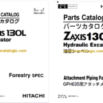 Hitachi ZX130L Excavator Full Parts Catalog