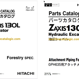 Hitachi ZX130L Excavator Full Parts Catalog