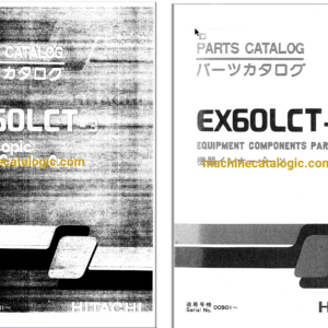 Hitachi EX60LCT-3 Telescopic Crawler Crane Full Parts Catalog