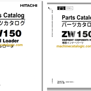 Hitachi ZW150 Wheel Loader Full Parts Catalog