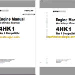 Hitachi 4HK1 Tier 4 Compatible Technical and Workshop Engine Manual