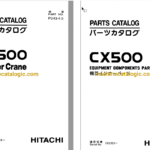 Hitachi CX500 Crawler Crane Full Parts Catalog
