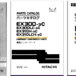 Hitachi EX300-3C,EX300LC-3C,EX310H-3C,EX310LCH-3C Excavator Full Parts and Engine Parts Catalog