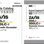Hitachi ZX200-7, ZX210LC-7 (OCEANIA Spec.) Hydraulic Excavator Full Parts Catalog