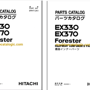 Hitachi EX330,EX370 Forester Full Parts Catalog