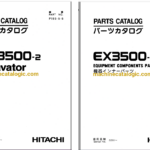 Hitachi EX3500-2 Excavator Full Parts Catalog
