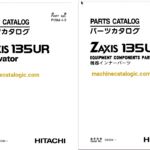 Hitachi ZX135UR Excavator Full Parts Catalog