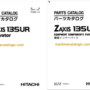 Hitachi ZX135UR Excavator Full Parts Catalog