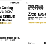 Hitachi ZX135US Forest Machine Full Parts Catalog