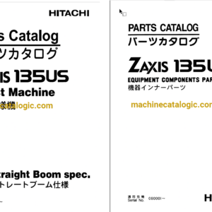 Hitachi ZX135US Forest Machine Full Parts Catalog