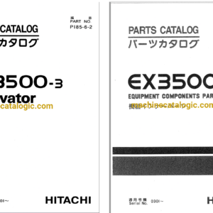 Hitachi EX3500-3 Excavator Full Parts Catalog