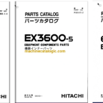 Hitachi EX3600-5 Excavator Full Parts Catalog