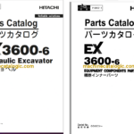 Hitachi EX3600-6 Hydraulic Excavator Full Parts Catalog
