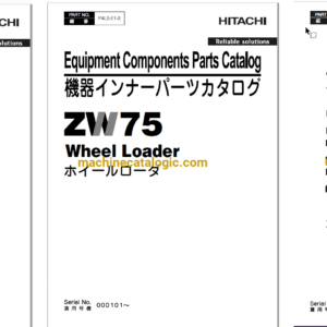 Hitachi ZW75 Wheel Loader Full Parts Catalog