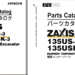 Hitachi ZX135US-3, ZX135USK-3 Hydraulic Excavator Full Parts Catalog